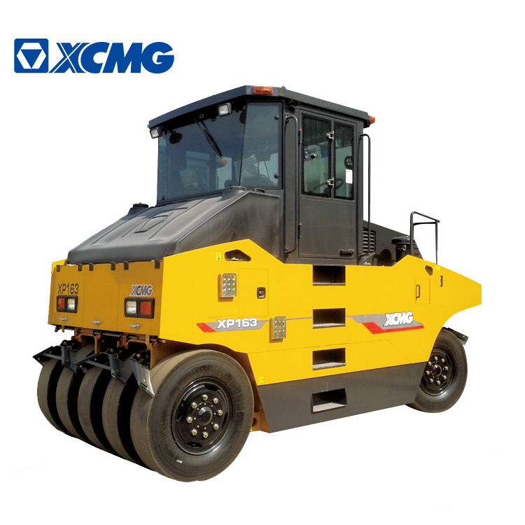 XCMG 16 Ton XP163 Self-propelled Vibratory Static Road Roller for Sale Double Drum Roller Tire Roller 150-300kpa 4-17.5km/h -