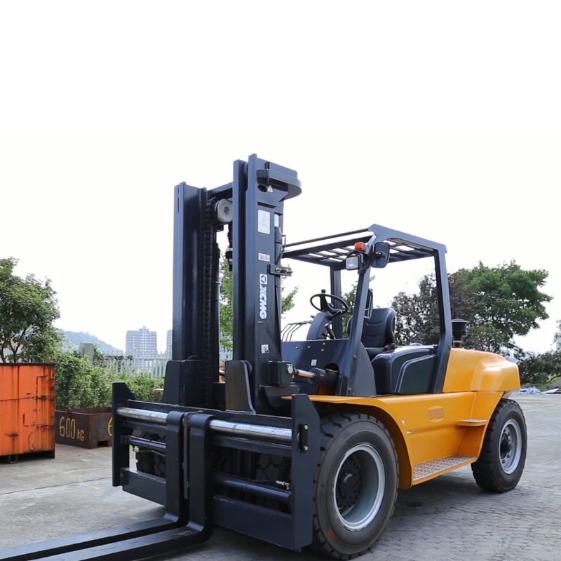 XCMG FD100 Diesel Forklift 10 ton Diesel forklift with Cabin and Air Condition for sale