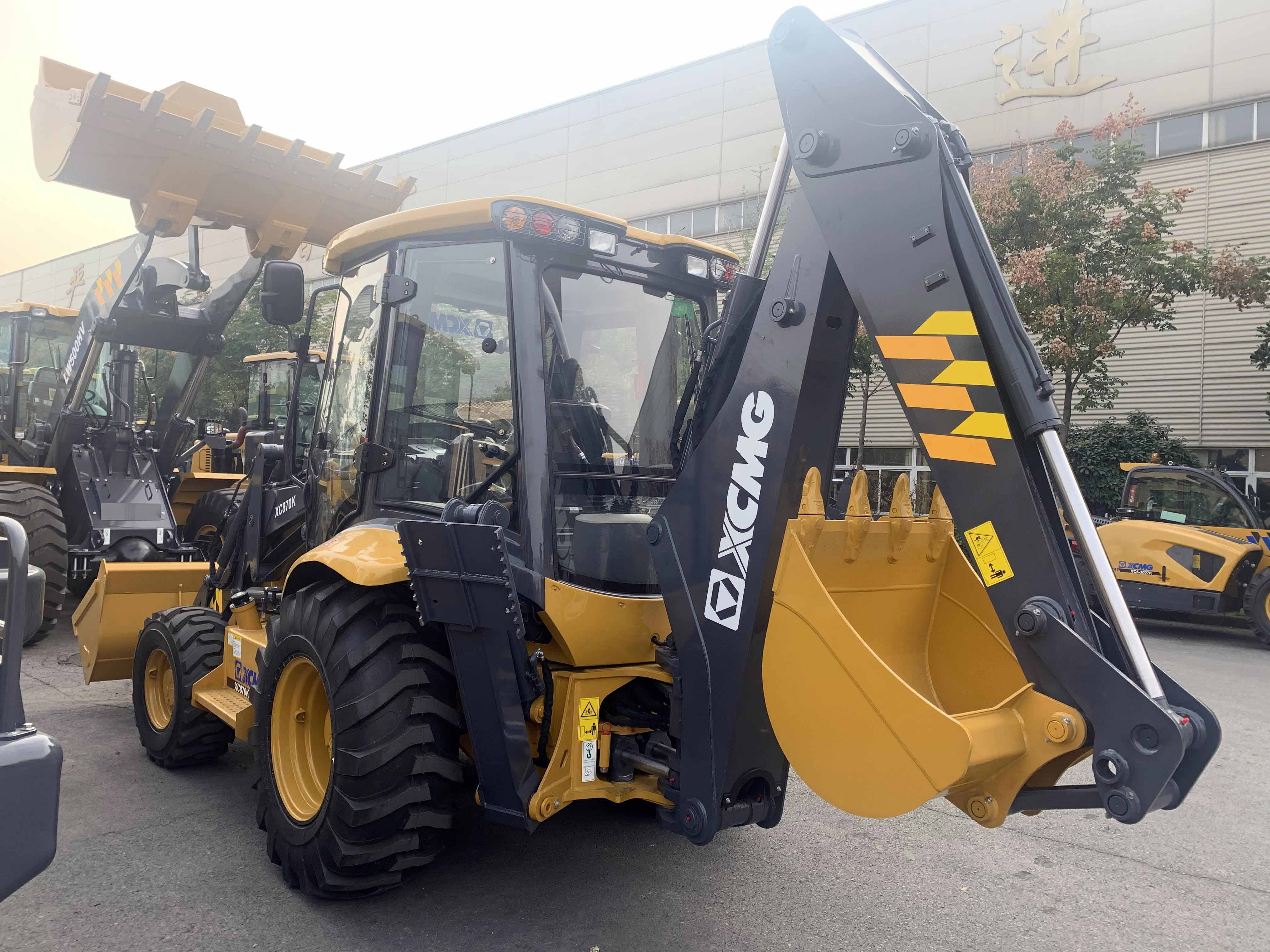 XCMG XC870K China mini compact tractor with backhoe and front end loader