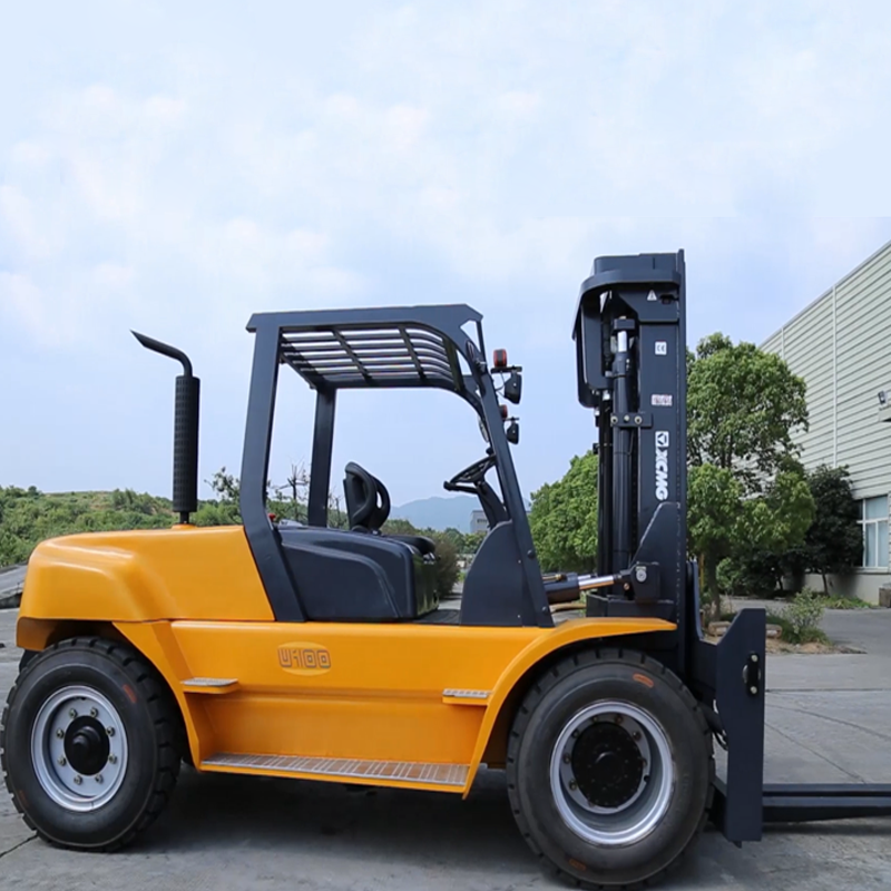 XCMG FD100 Diesel Forklift 10 ton Diesel forklift with Cabin and Air Condition for sale