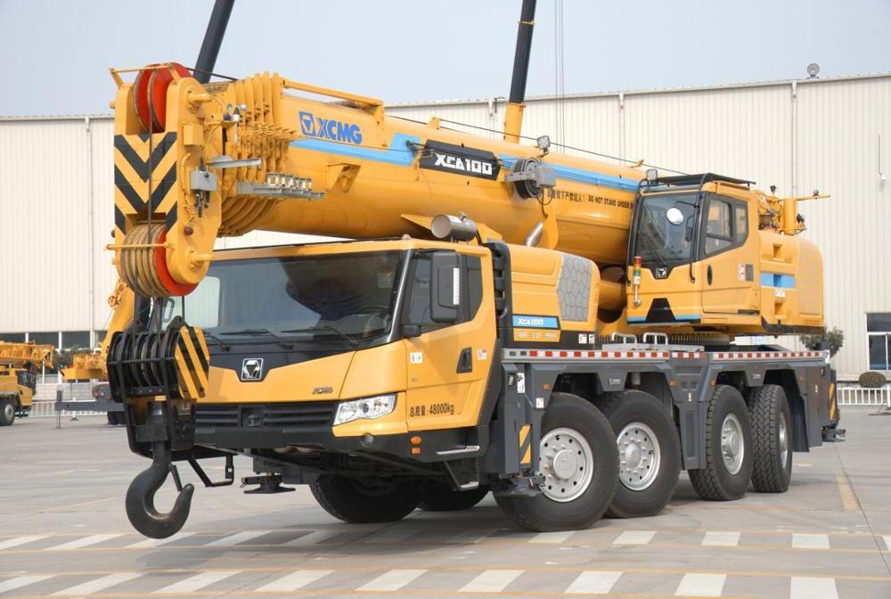 XCMG Official Manufacturer XCT100 rc xcmg telescopic hydraulic new used mobile cranes 100 ton truck mounted crane price for sale