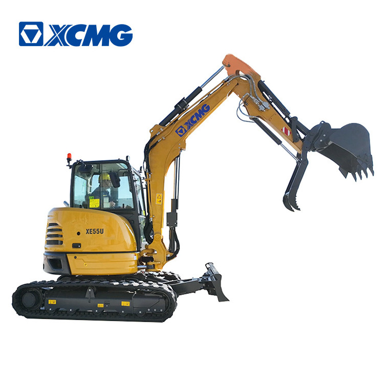 XCMG 5 ton excavator mini digger XE55U  small crawler excavators with price for sale