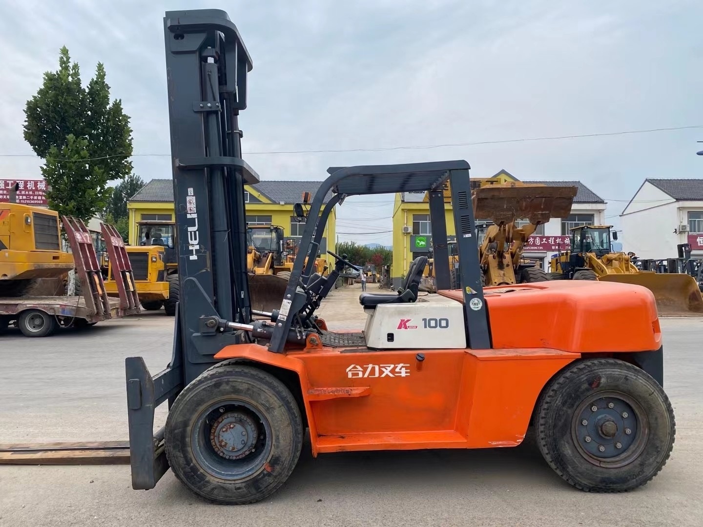 CPCD100 CPCD80 CPCD70 Heli 10 ton 10t 10tons 10 tons used diesel forklift for sale