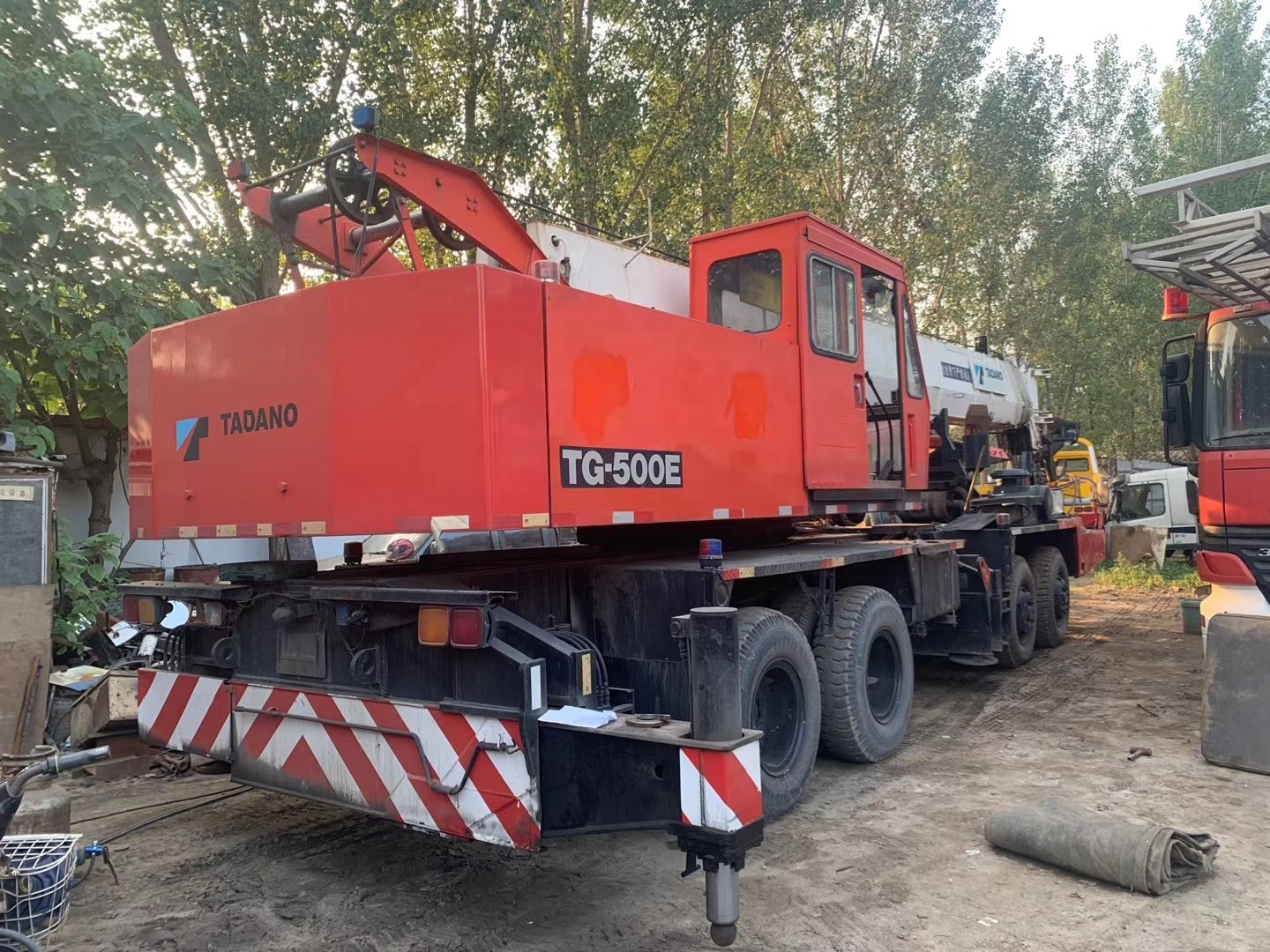 no oil leak Japanese high quality good price Tadano 50 ton TG-500E truck crane on sale in Shanghai China