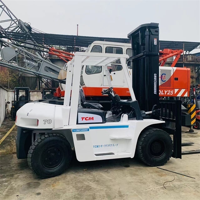 High quality Low price Second Hand 7 ton TCM forklift FD70 /japan made used tcm 3t 5t 10t 15t 20t 25t 30 ton for sale