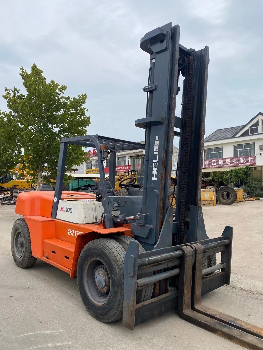 CPCD100 CPCD80 CPCD70 Heli 10 ton 10t 10tons 10 tons used diesel forklift for sale