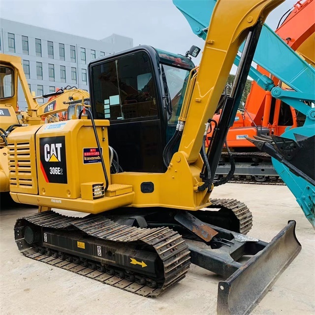 Used CAT306E2 CAT305.5E2 mini excavators Hydraulic crawler used CAT 6tons 5 tons mini excavadora CAT306E CAT305.5E2 excavator