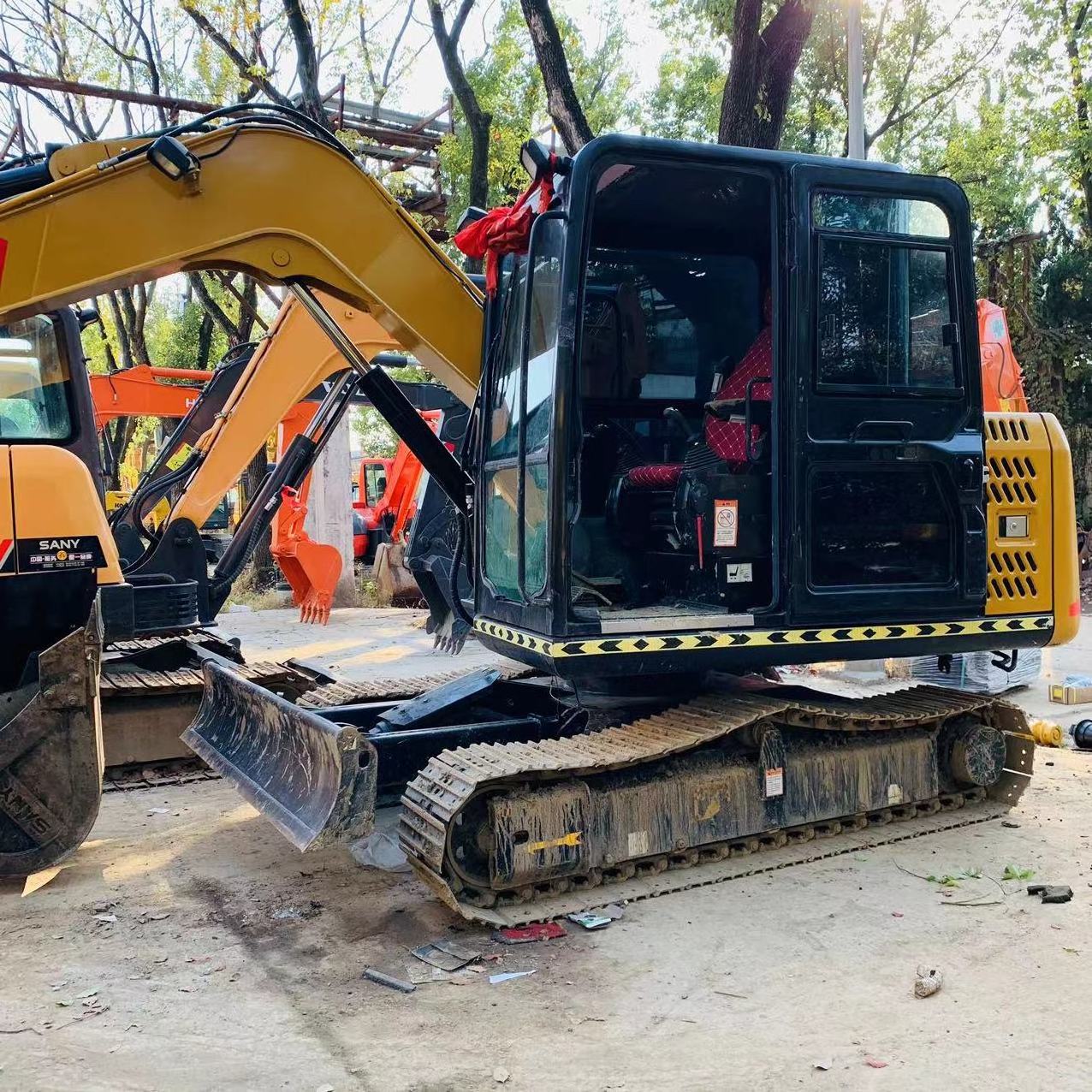 7 ton Sany SY75 Used Sany Mini Excavator SY75C SY75Cpro with blade made in CHINA mini excavator for sale