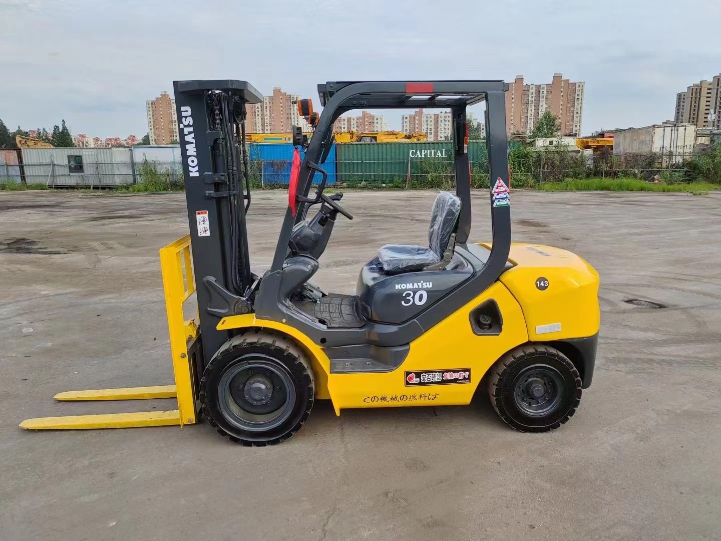 Second hand KOMATSU FD30 forklift FD30 Used or new 3 ton Komatsu FD30 diesel Forklift