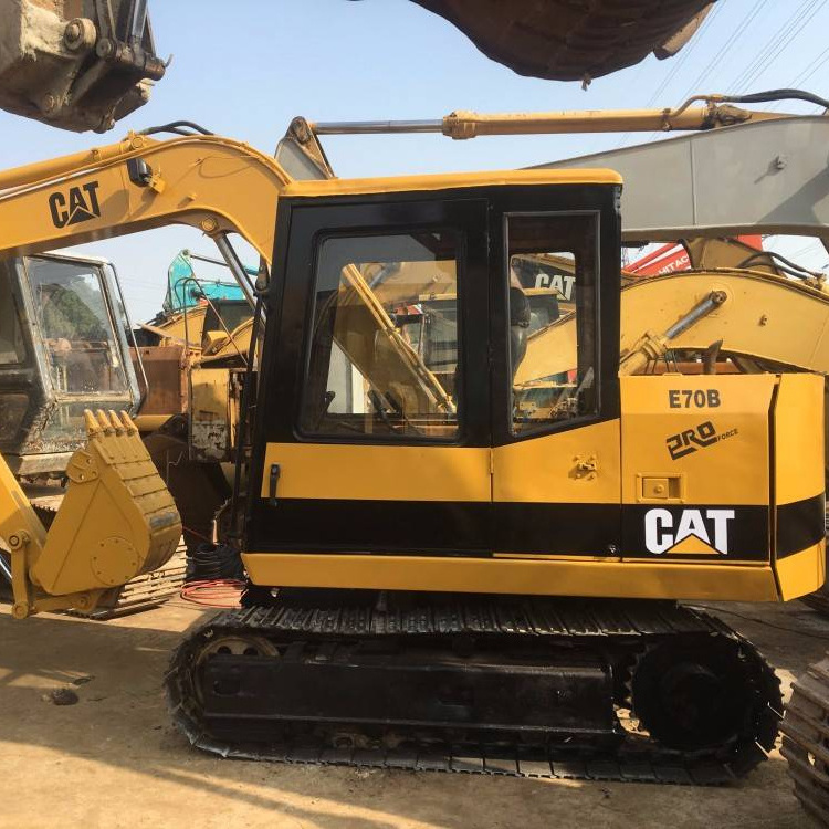 Good Quality Japanese 7 Ton Used Crawler Excavator CAT E70B Caterpillar