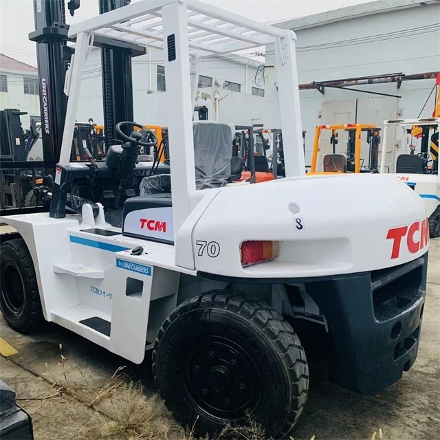 High quality Low price Second Hand 7 ton TCM forklift FD70 /japan made used tcm 3t 5t 10t 15t 20t 25t 30 ton for sale