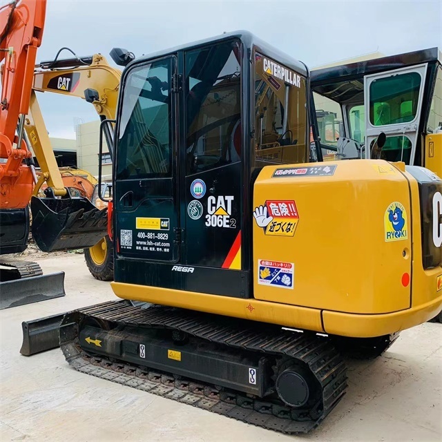 Used CAT306E2 CAT305.5E2 mini excavators Hydraulic crawler used CAT 6tons 5 tons mini excavadora CAT306E CAT305.5E2 excavator