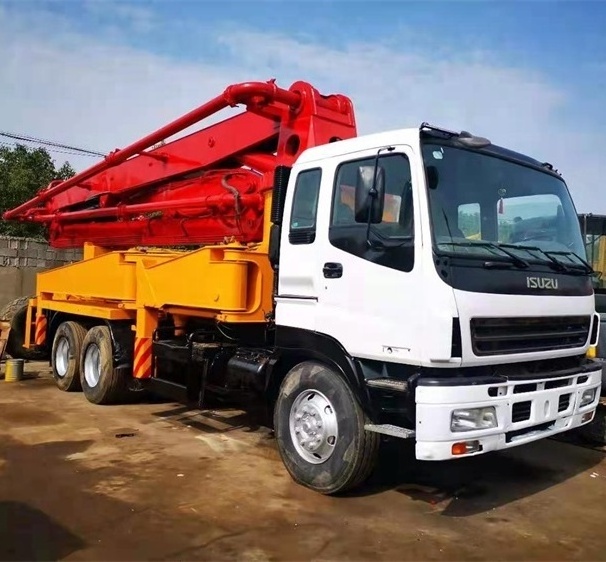 Second Hand 36 M Isuzu concrete Pump Truck