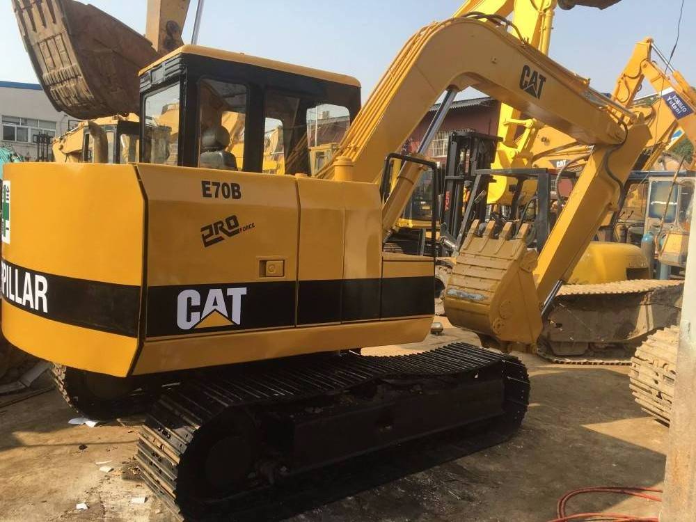 Good Quality Japanese 7 Ton Used Crawler Excavator CAT E70B Caterpillar