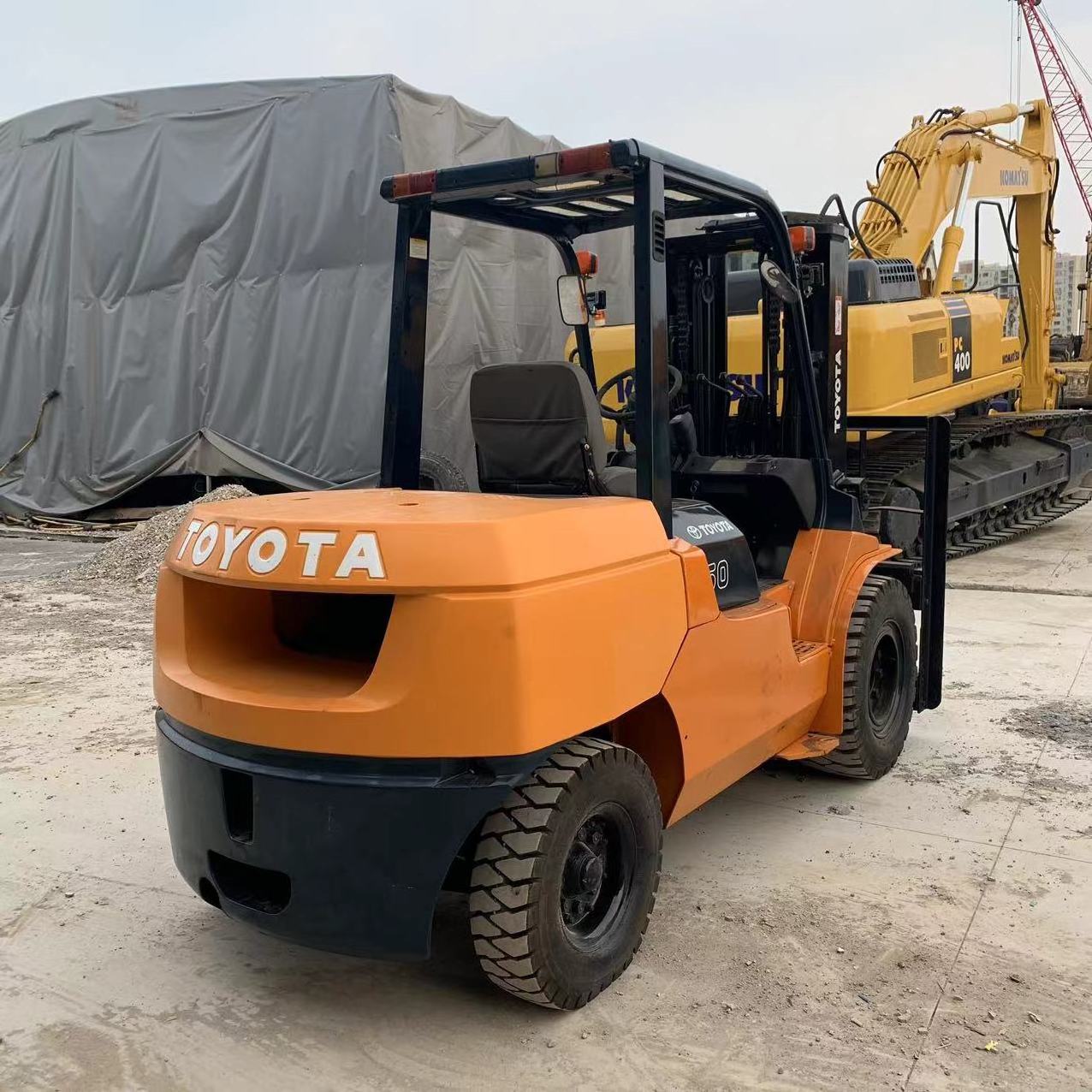 Used fork lift diesel Toyota 5ton forklift FD50 second hand toyota FD50 forklift 5ton original Japan Used lift truck 5 ton