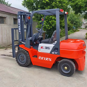 HELI K35 3.5 ton 3500kg Diesel Forklift Truck with Side Shift and Solid Tyres Side loader Mini Forklift Price for Brand New