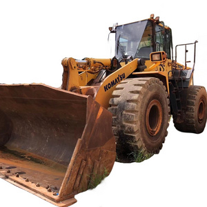 Used 7 ton Heavy Front Loader Komatsu WA470 Good Price Japan Made Tire front wheel Loader