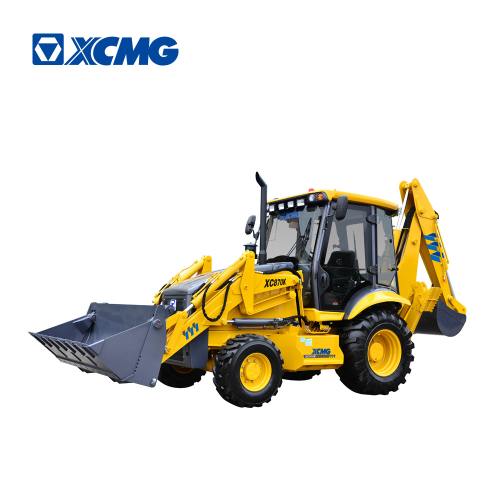 XCMG XC870K mini backhoe wheel loader small garden tractor loader backhoe