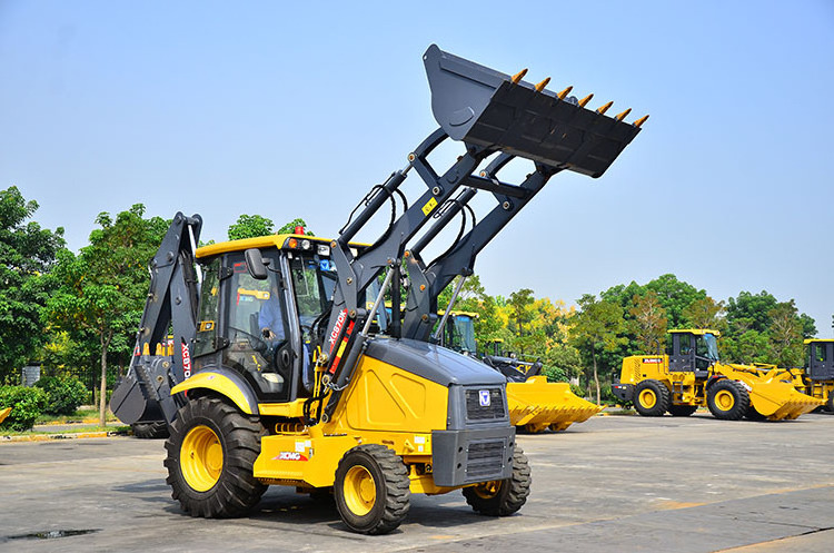 XCMG Official 4WD Front End Loader and Backhoe XC870K Chinese New Mini Wheel Excavator Backhoe Loader for Sale