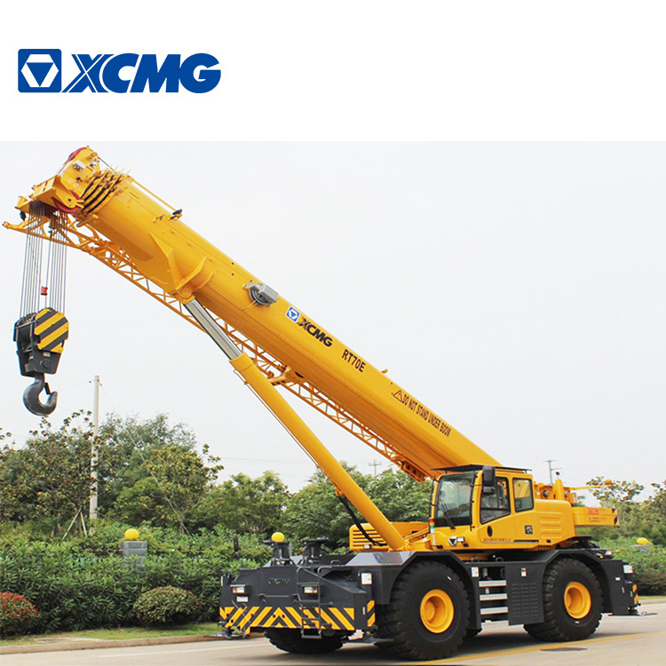 XCMG Hot Sale 70 ton Rough Terrain Crane RT70E Mobile Hydraulic Lifting Crane