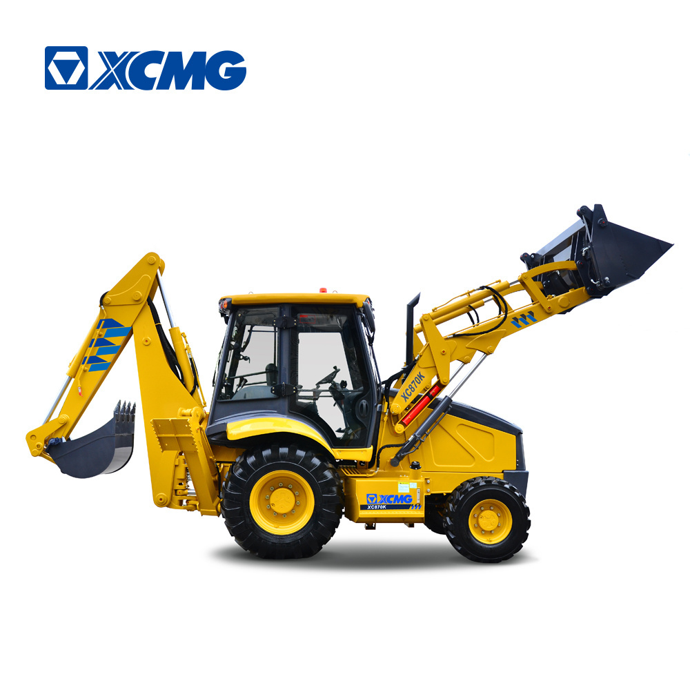 XCMG XC870K mini backhoe wheel loader small garden tractor loader backhoe