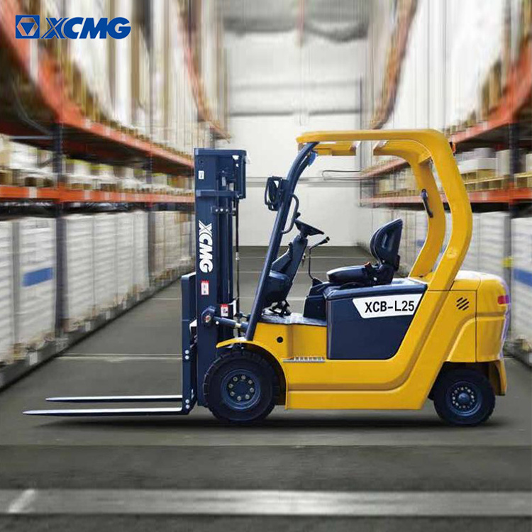 XCMG best selling forklift electric 2.5 ton XCB-L25 24v life electric forklift power battery