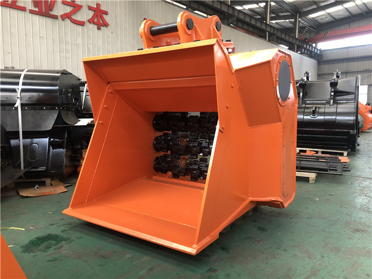 XCMG official crusher bucket excavator concrete rock crusher bucket on sale