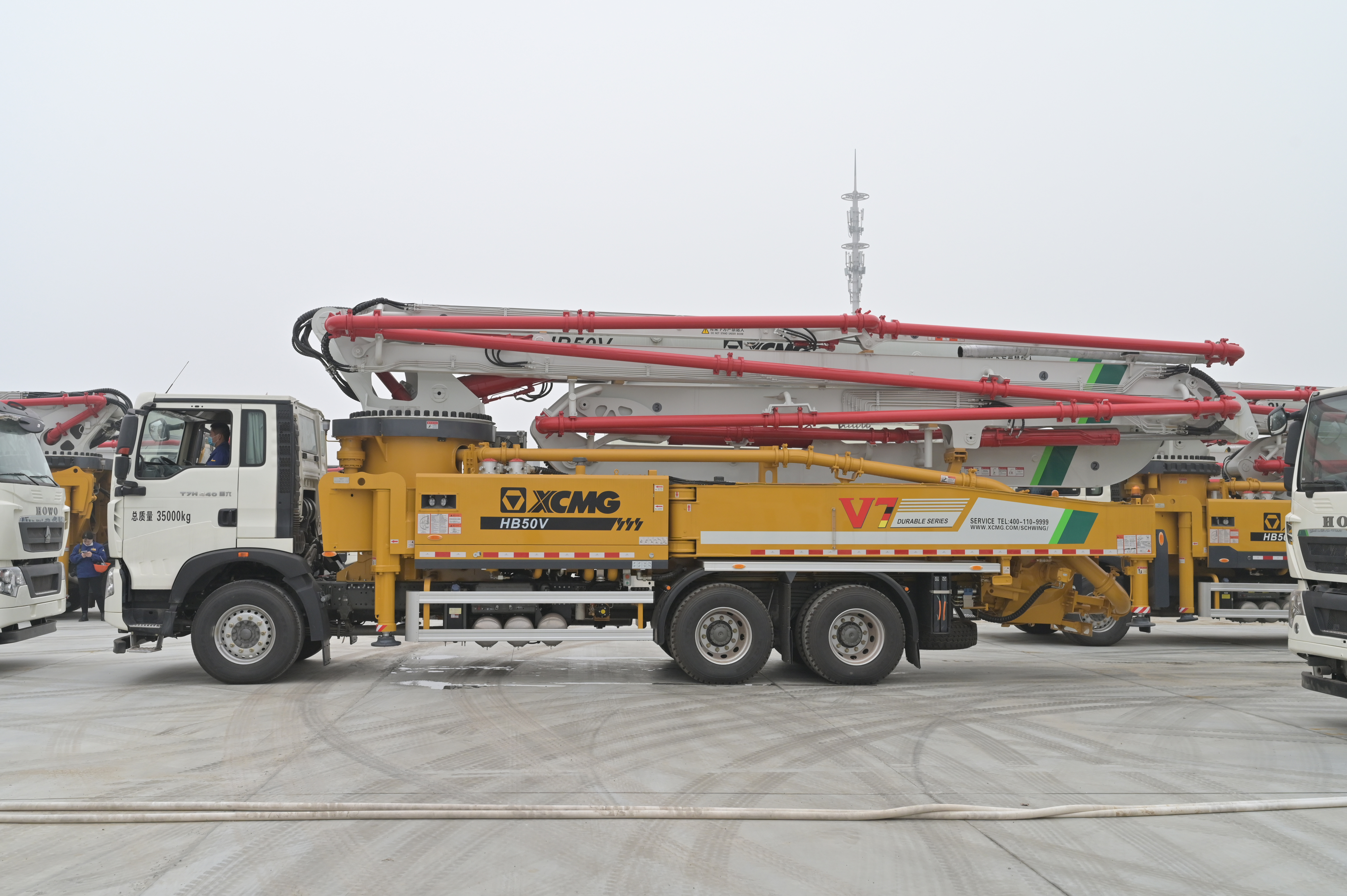 XCMG Manufacturer Used HB50V Chinese Truck Mounted Concrete Pump with Good Price