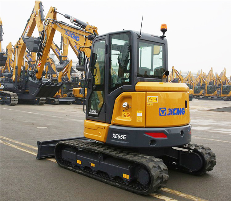 XCMG official second hand XE55E mini bagger excavator machine used 5t bagger with kubota engine