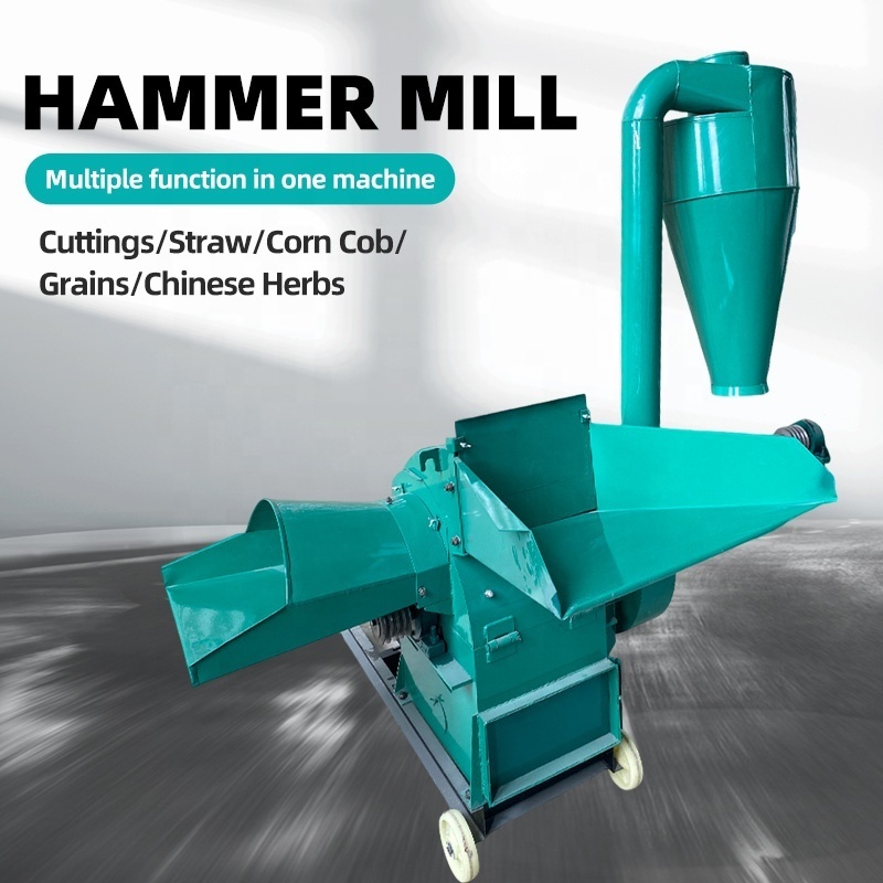 corn hammer mill crusher feed processing maize corn soybean bran nut shell grinder machines hammer mill for maize