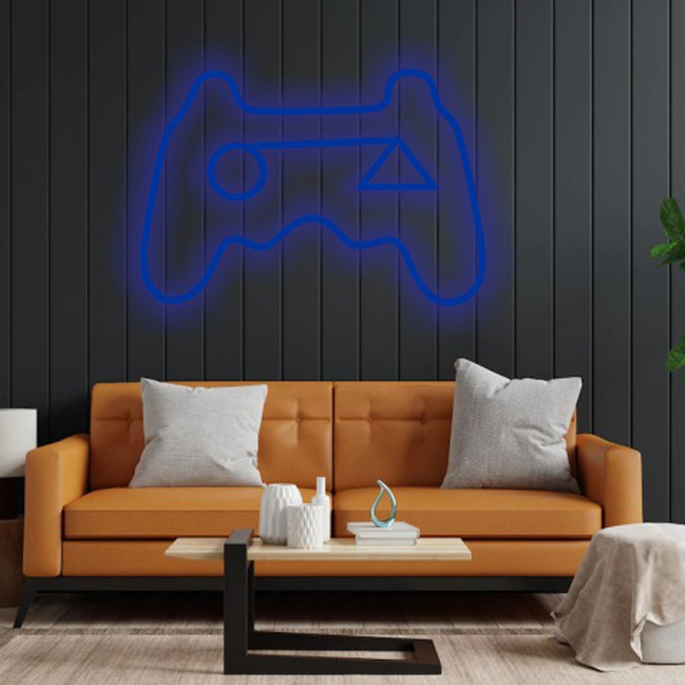 Elevate Your Gaming Haven with a Striking Custom LED Gamepad Neon Sign - Immerse in the World of Gaming