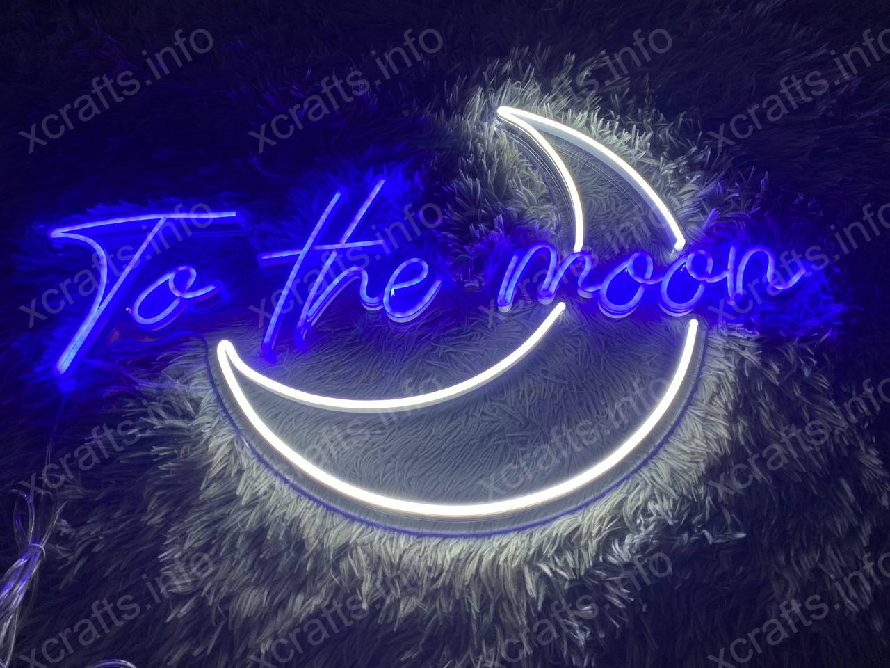 Reach for the Stars with our Stunning To the Moon LED Neon Sign - Perfect for Ambiance, Decor, and Inspiration