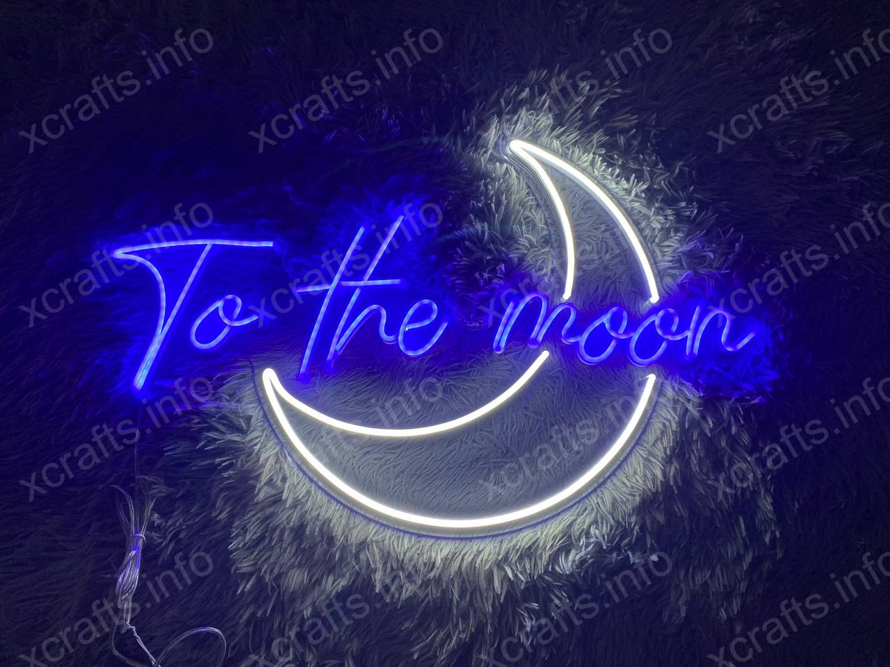 Reach for the Stars with our Stunning To the Moon LED Neon Sign - Perfect for Ambiance, Decor, and Inspiration