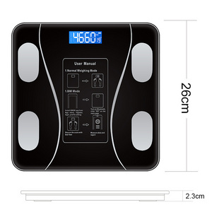 Custom Balanza Basculas Digital Weight Smart Body Electronic Scale Balance 180KG Weighing Scales Weigh Bathroom Electronic Scale