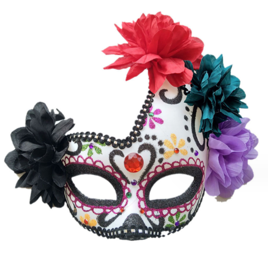 Trading Crafts Product Dyed Best Quality venetian party red masquerade festival feather eyes masks for festive supply