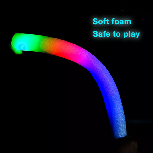 Wholesale Custom Logo Cheering Glowing Light Up Party Led Foam Sticks for Concert Parties Neon Party