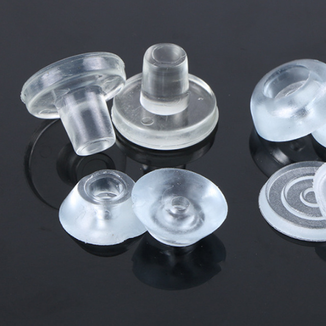 OEM Custom Plastic PVC Transparent Flat Silicone Rubber Hole Stopper Cone Pipe Plugs Silicone Rubber Plug Stopper Sealing Parts