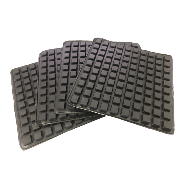 Non Slip Rubber Feet For Furniture Self Adhesive 4mm Hight Black Silicone Bumpers Feet Sound Dampening Bumper Pads