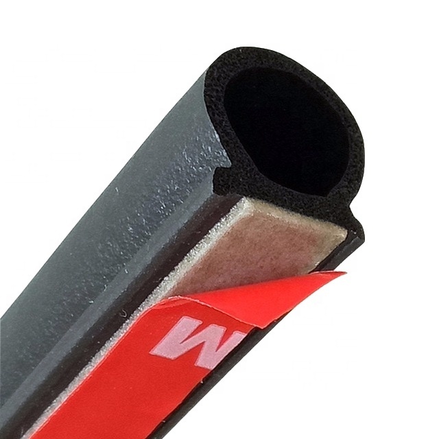 Customized Waterproof Self Adhesive Car Door Window Rubber Seal Strip