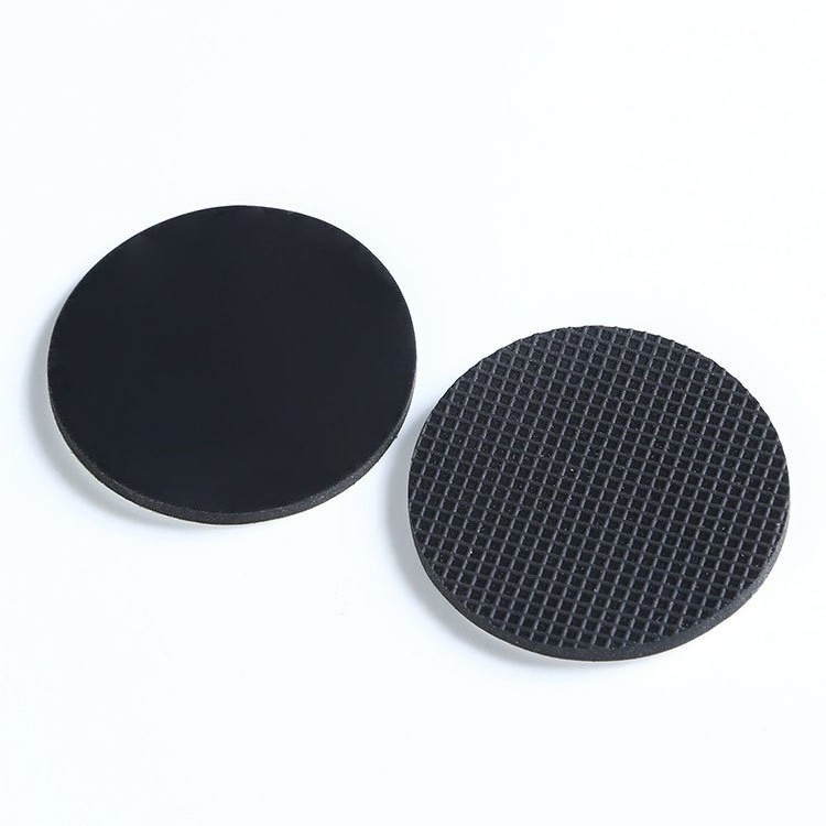 Customized Silicone Rubber Round Triangle Adhesive Pads Non-Slip Mat for Furniture Applicanes Silicone Foot Pads  Protector Mat