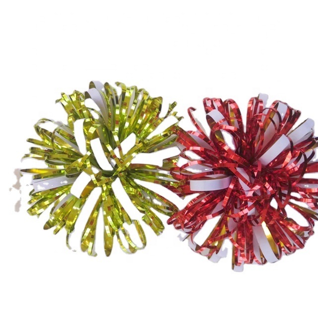 Christmas Tinsel, Tinsel Bow, Gift Bows for Christmas craft decoration bow