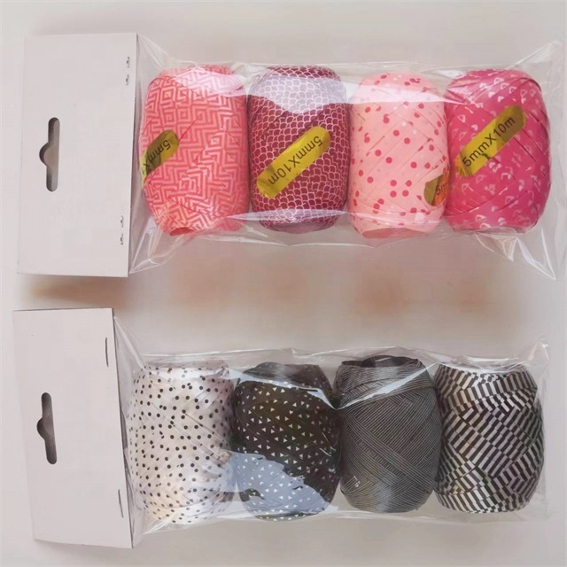 Plastic Gift Packaging ribbon PP Curling Ribbon Egg, Ribbon Roll For Packing Decoration