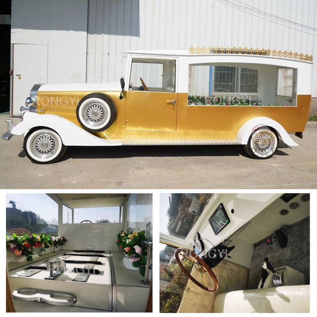 Classic Electric Hearse Car /High Quality Hearse Trailer Bahamian  Funeral Vintage Car