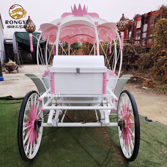 Fast Shipping High Quality Hotel Wedding Sightseeing Pumpkin Horse Carriage Cinderella Horse Carriage