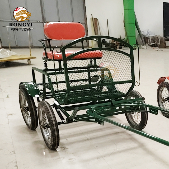 New Style Factory Price 4 Wheels Pony Cart Manufacturer Marathon Carriage Pony Horse Carriage For Sale