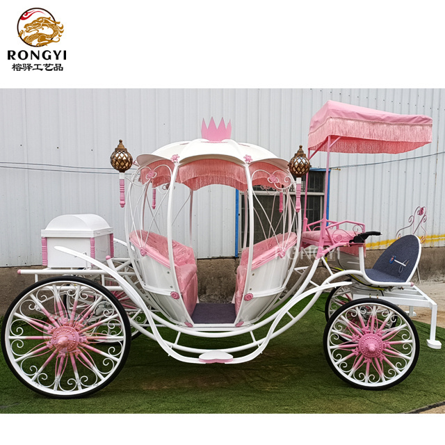 Fast Shipping High Quality Hotel Wedding Sightseeing Pumpkin Horse Carriage Cinderella Horse Carriage