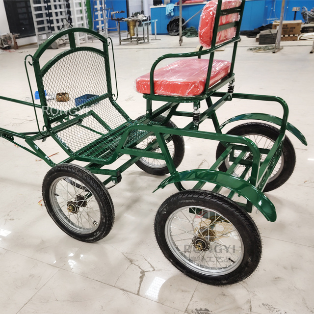 New Style Factory Price 4 Wheels Pony Cart Manufacturer Marathon Carriage Pony Horse Carriage For Sale