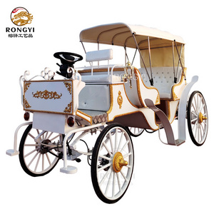 Luxury four wheels Scenic Sighting Truck sightseeing horse carts electric buggy sightseeing carriage/wedding horse carriage