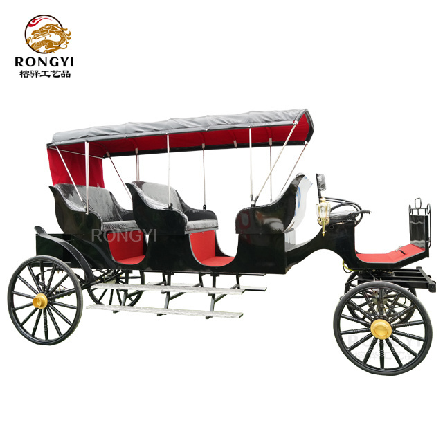 Charming  Romantic horse chariot Royal electric horseless carriage Cinderella horse drawn Pumpkin carriage