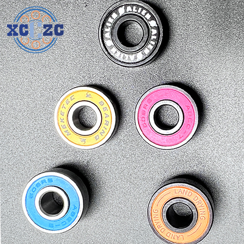 abec 9 high speed 608 ball bearings nylon cage Bearings Supplier Balls Roller Deep Groove Ball 608 Ceramic Skateboard Bearings